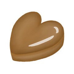 heart shaped chocolate