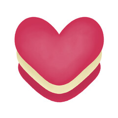 heart shaped Macaron