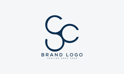 letter SC logo design vector template design for brand.
