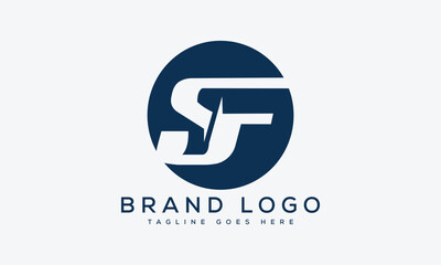 letter FS logo design vector template design for brand.