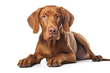 Dog isolated on a white background