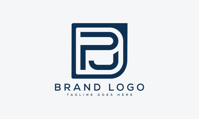letter PJ logo design vector template design for brand.