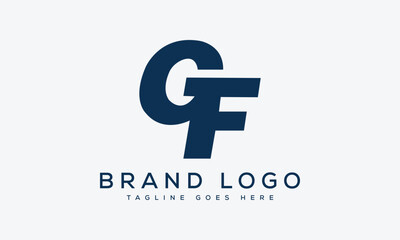 letter GF logo design vector template design for brand.