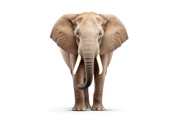 Elephant isolated on a white background 