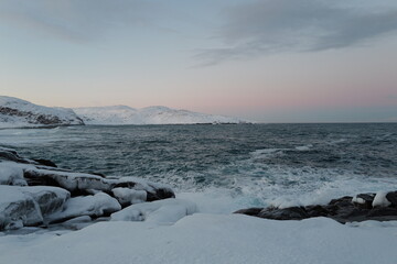 Obraz premium Arctic ocean and Barents sea