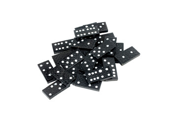 Domino game isolated on the white background