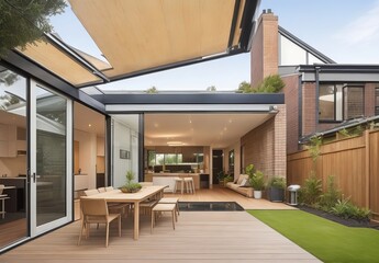 The renovation of a modern home extension