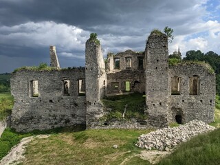 abandoned ancient castle