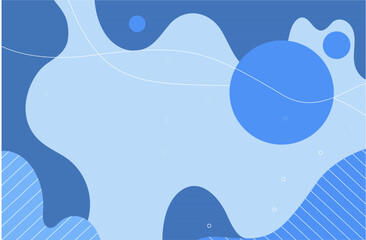 blue background flat design vector illustration