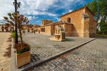 St. Maria's church in Peñalba de San Esteban de Gormaz. Soria. Spain. Europe.