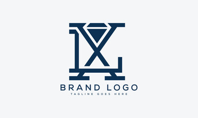 letter XL logo design vector template design for brand.