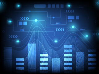 Abstract technology background vector illustration