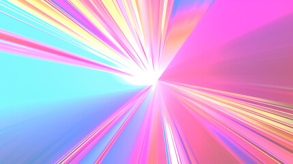 Obraz premium Animated Background Simulating The Colors Of Light Passing Through A Prism. Copy paste area for texture