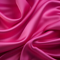 Obraz premium Smooth elegant magenta pink silk or satin texture can use as background