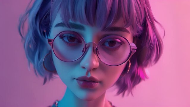 Cartoon digital avatar of Cyber Camila