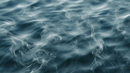 Obraz premium Abstract Lake Ripples Wave Surface Background,Liquid Water Smoke Backdrop. Copy paste area for texture 