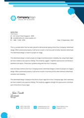 Professional creative letterhead template design