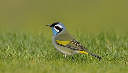 Obraz premium yellow wagtail on a branch