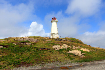 Fototapeta na wymiar Louisbourg Lighthouse