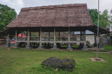 Baileo, The Traditional House in Saparua Island, Central Maluku, Indonesia