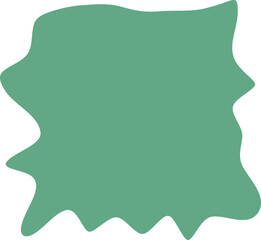 Blot shape illustration. Abstract frame silhouette