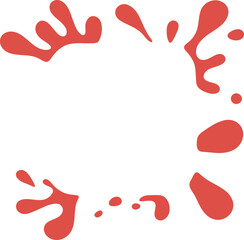 Abstract frame illustration. Bubble shape design element