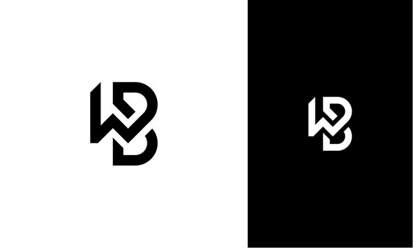 WB or BW initial logo concept monogram,logo template designed to make your logo process easy and approachable. All colors and text can be modified. High resolution files included.