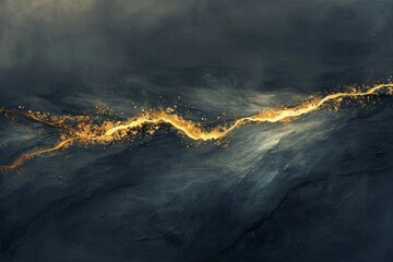 Liquid marble background with gold