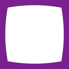 purple square frame curve