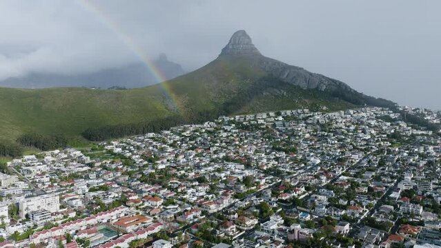 Cape Town rainbow tabel mountain 