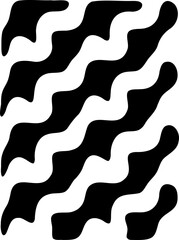Fototapeta na wymiar Abstract shape vector illustration. Abstract pattern silhouette design element