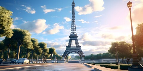 Obraz premium France Eiffel Tower，AI