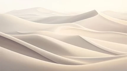 Foto op Plexiglas Beige abstract elegant background illustration, white sand dunes illustration © iv work