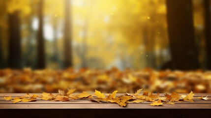 Naklejka na ściany i meble autumn leaves on the ground