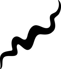 Abstract shape vector illustration. Blob shape silhouette decorative element