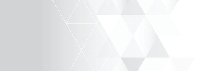 Geometric triangle white light background abstract design. for banner, poster.