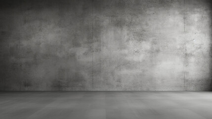 Concrete Canvas: Abstract Background of a Room with Concrete Walls and Floor