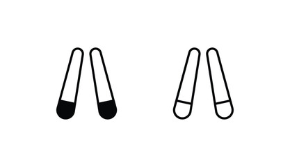 Fototapeta premium Server icon design with white background stock illustration