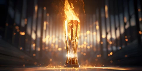 Gardinen olympic torch © Jing