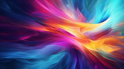 Vivid Transformation: Abstract Background Merging DX, Human Imagination, and Advanced Technology