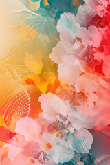 Vibrant Spring Color Explosion., spring art