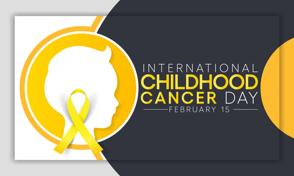 International Childhood Cancer day (ICCD) is observed every year on February 15,  to raise awareness, and to express support for children and adolescents with cancer. Vector illustration