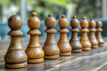 wooden chess 