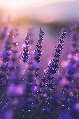 Lavender Dreamscape, spring art
