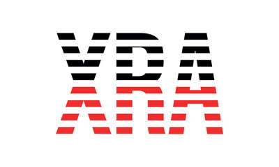 XRA three initial letter iconic line negative space minimal logo design vector template. monogram, abstract, wordmark, business, typography, minimalist, brand, company, flat, modern, unique, simple