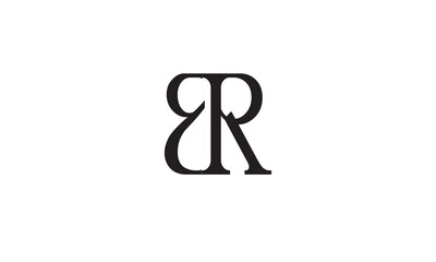 BR, RB, R, B Abstract Letters Logo Monogram	