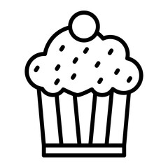 Cupcake Line icon