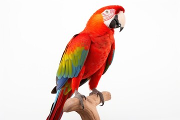 Obraz premium Parrot isolated on a white background
