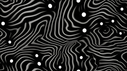 Abstract black and white background - Seamless tile. Endless and repeat print.