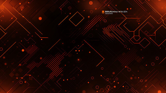 Abstract Orange high tech simple ui ux backround texture, gaming, online, computer. - Seamless tile. Endless and repeat print.	
